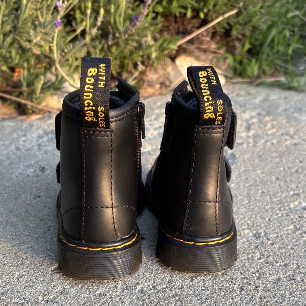 Dr. Martens Junior 1460 Double Strap Leather Boots - Like New